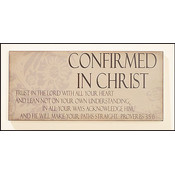 Confirmation Plaque
