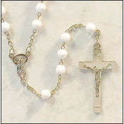 Miraculous White Rosary