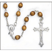 Brown Wood Rosary