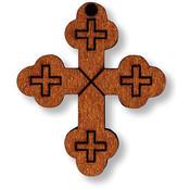 Wood Budded Cross