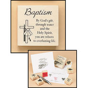 Baptism Religious Stamp