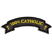 100% Catholic Iron-on Applique