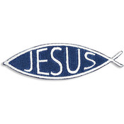 Jesus Ichthus Iron-on Applique