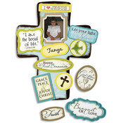 First Communion Cross with Magnet Set
