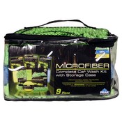Peak Microfiber Car Wash Kit w/ Storage Case 9PC S