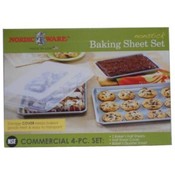 Nordic Ware Baking Sheet Non Stick Commercial 4PC