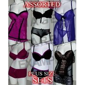 Assorted Plus Size Lingerie Sets