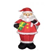 Eight Foot Christmas Inflatable Santa Claus Holdin
