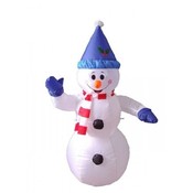 Four Foot Christmas Inflatable Happy Snowman Blow