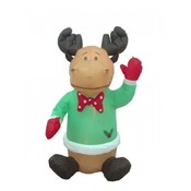 Four Foot Christmas Blow up Cute Sitting Reindeer