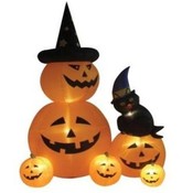 Eight Foot Animated Halloween Inflatable Pumpkins