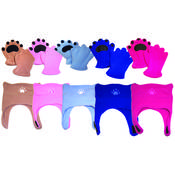 Infant &amp; Toddler Mittens and Chinstrap Hat Asst