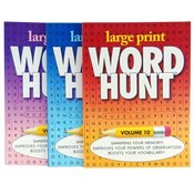 Large Print Word Hunt Book 96 Page - Assortment