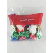 Gift Bows 3" 25 Count- Peel N' Stick
