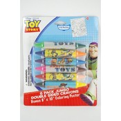 Double Sided Jumbo Crayon 6 Pack- Toy Story Wholesale Bulk