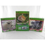Boxed Puzzle 24 Piece- Animal Planet Asst Designs