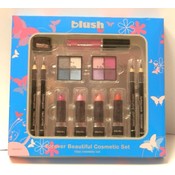 B319- 15 eye and lip cosmetic set in paper box