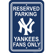 New York Yankees Plastic Parking Sign