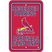St. Louis Cardinals Plastic Parking Sign
