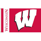 Wisconsin Badgers 3' x 5' College Flag