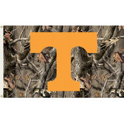 Tennessee Volunteers-3 Ft. X 5 Ft. Flag W/Grommets - Realtree Camo Background