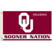Oklahoma Sooners-3 Ft. X 5 Ft. Flag W/Grommets