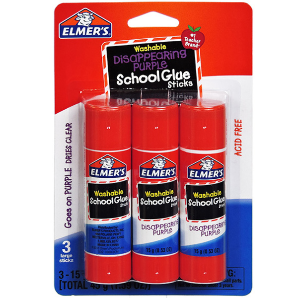Wholesale Elmer's 15g Glue Sticks 3Count DollarDays