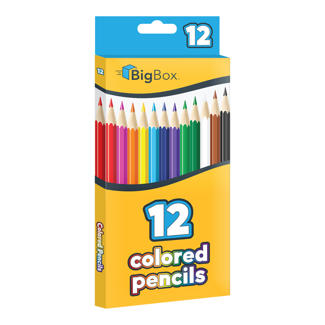Wholesale Big Box Of 12 Count Colored Pencils SKU 2345094 DollarDays