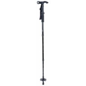 Black Aluminum  Walk Stick W/ Led Flashlight