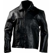 Hand-Sewn Pebble Leather Jacket - Size 3X Only