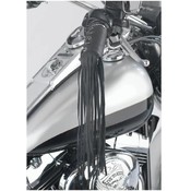 Solid Genuine Leather Motorcycle Grip Covers