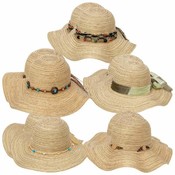 10pc Assorted Ladies' Floppy Sun Hat Set
