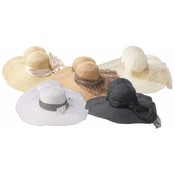 10pc Assorted Ladies' Floppy Sun Hat Set
