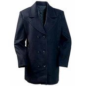 Ladies' Wool Blend Navy Pea Coat