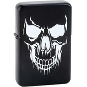 Black Lighter W/ White Skull