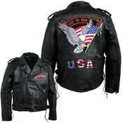 Men's Genuine Buffalo Leather Jacket