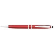 Executive Ballpoint Pen with Stylus- Red