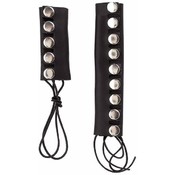 12 Piece  Set Leather Ponytail Wrap