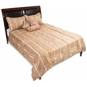 Wyndham House 7pc Jacquard Queen Comforter Set in Random Color Wholesale Bulk