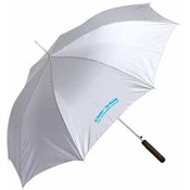 All-Weather 48" Silver Super Cool Auto Umbrella