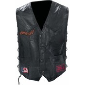 Genuine Buffalo Leather Biker Vest