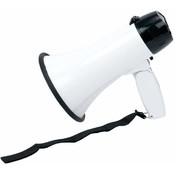 Maxam Megaphone- White w/Black