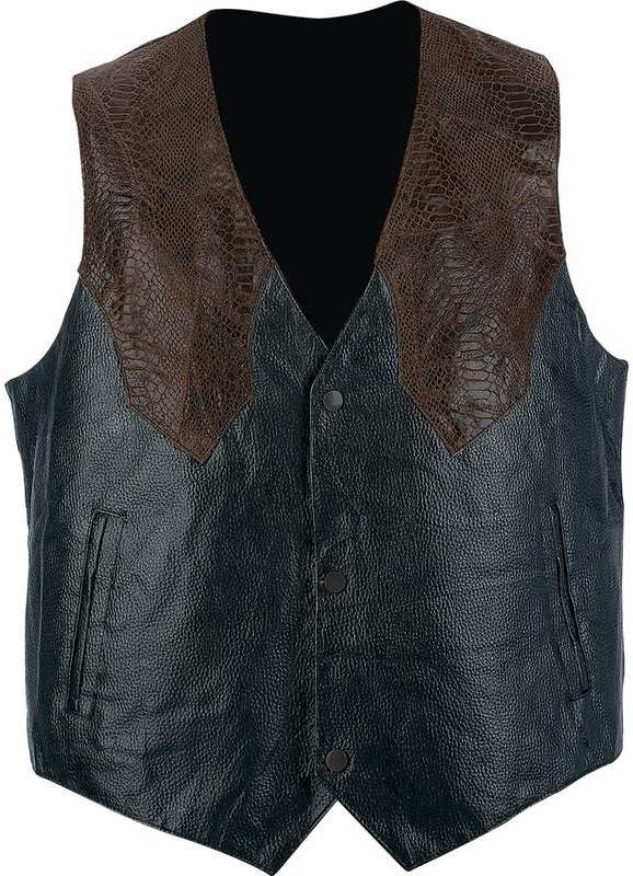 Wholesale Giovanni Navarre Hand Sewn Pebble Grain Genuine Leather Western Style Vest 2x Sku 