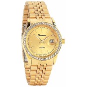 Navarre  Men's Quartz Gold Tone Watch with Date