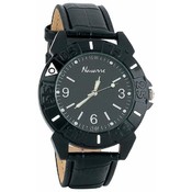 Navarre  Men's Black Quartz Watch