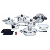 16  Piece  S/S Cookware