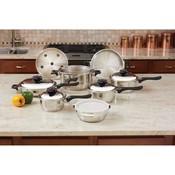 15pc Stainless Steel Cookware