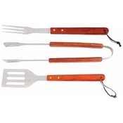 Chefmaster  3pc S/S Barbeque Tool Set