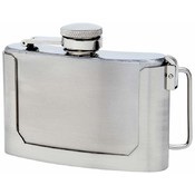 Maxam  3oz S/S Belt Buckle Flask