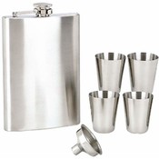 Maxam  6pc S/S Flask Set